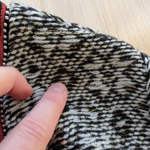 NWOT Soft Surroundings Embellished Open Drape Cardigan Knit Sweater (Size XL) - Picture 8 of 9